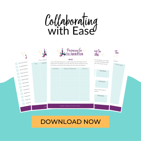 Collaborating With Ease PDF worksheet bundle.